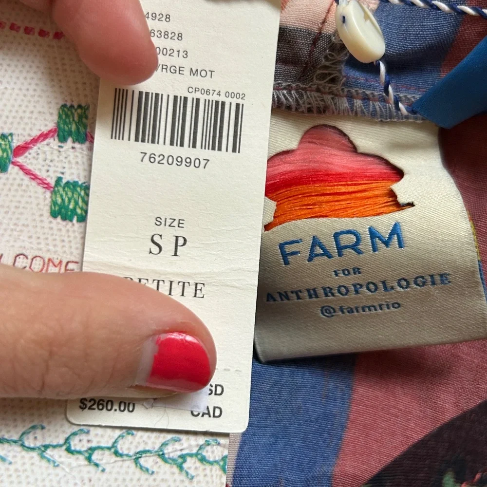 FARM Rio Multicolor Patterned Midi Dress - Picture 3 of 3